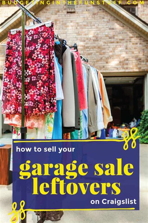  . . Craigs list garage sales